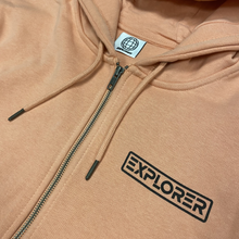 Load image into Gallery viewer, Ratrace Zip-Up Hoodie - Salmon